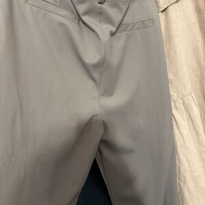 Gray Button-Up Pants